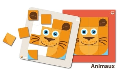 Magnetinių mozaikų rinkinys, 6 vaikams Žaislai Magnetiniai