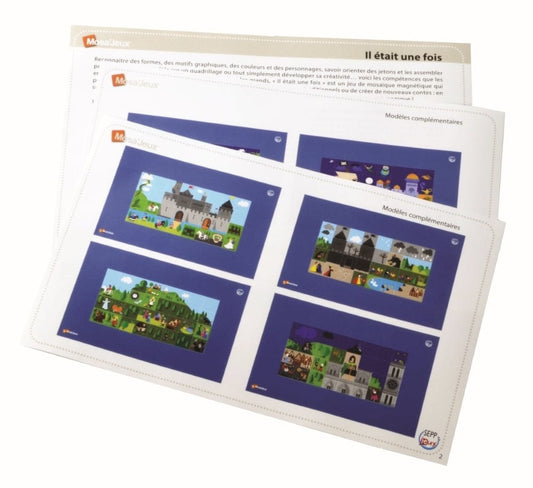 Magnetinių mozaikų rinkinys Vieną kartą, 6 vaikams Žaislai Magnetiniai