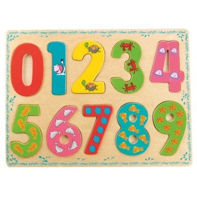 Medinė dėlionė "Skaičiai"