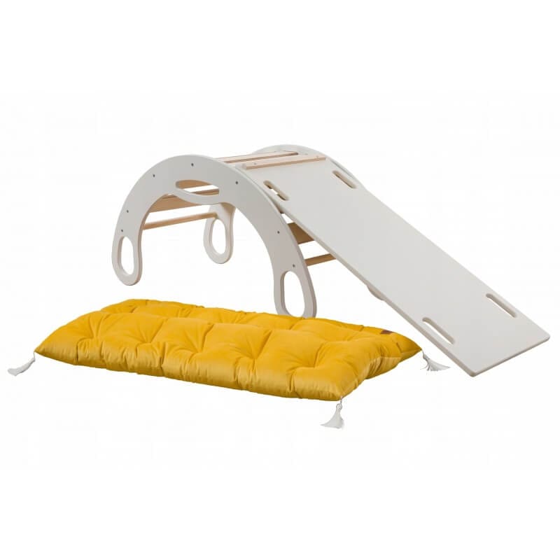 Medinė Montessori Supynė Laipynė Krėsliukas Čiuožykla + Čiužinukas 2001 Sūpynės ir Žaidimų Aikštelės Garstyčių