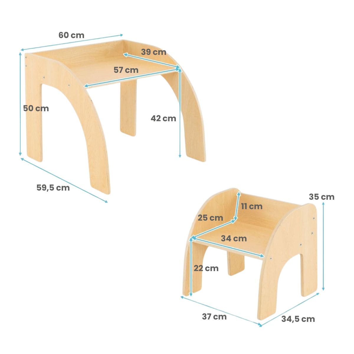 Medinių Baldų Komplektas Vaikams: Stalas Ir Kėdė Vaikams Staliukai Kėdutės