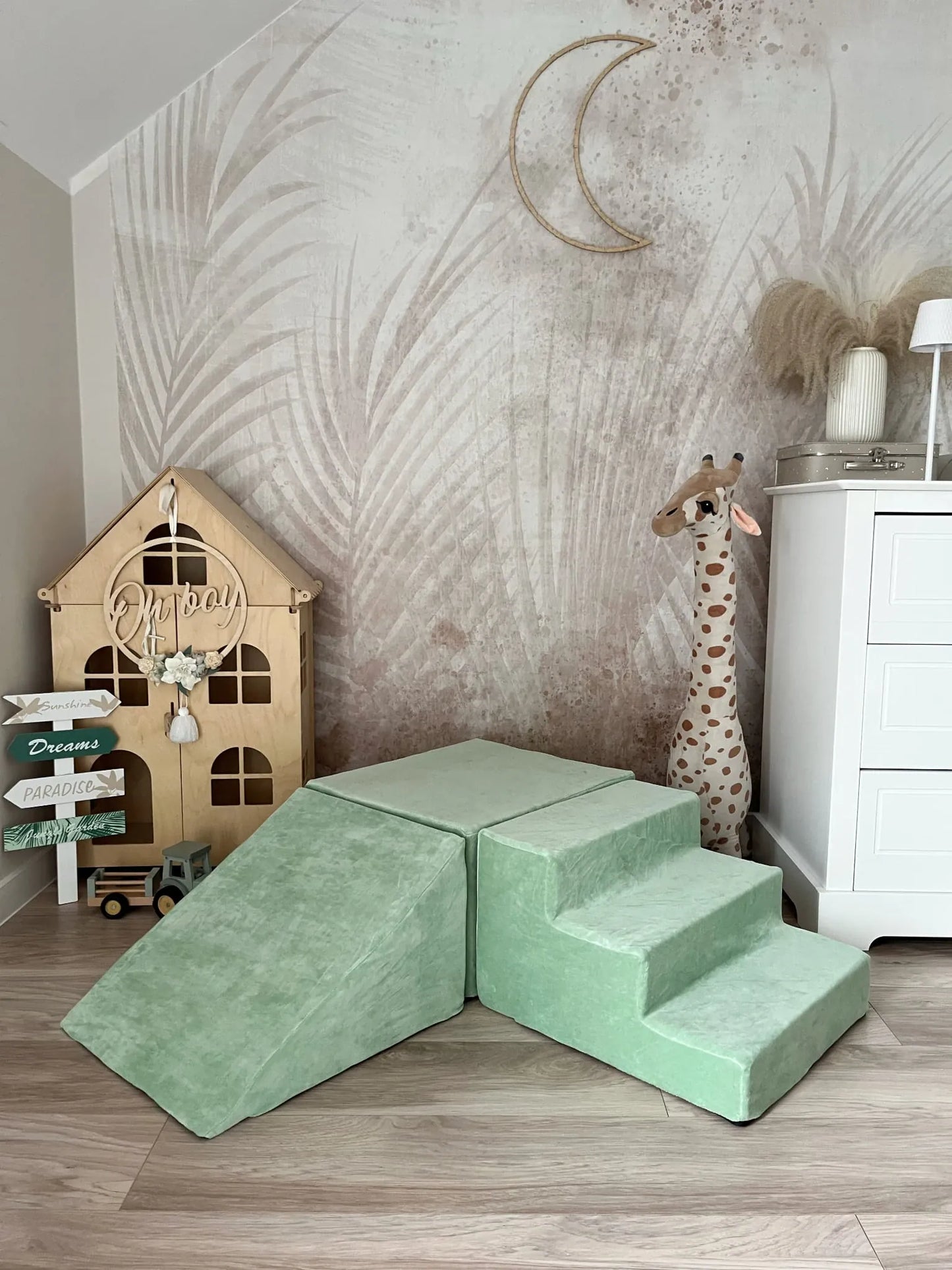 Minkšta 3 Dalių Velvet Žaidimų Aikštelė Vaikams Minkštos Žaidimų Aikštelės