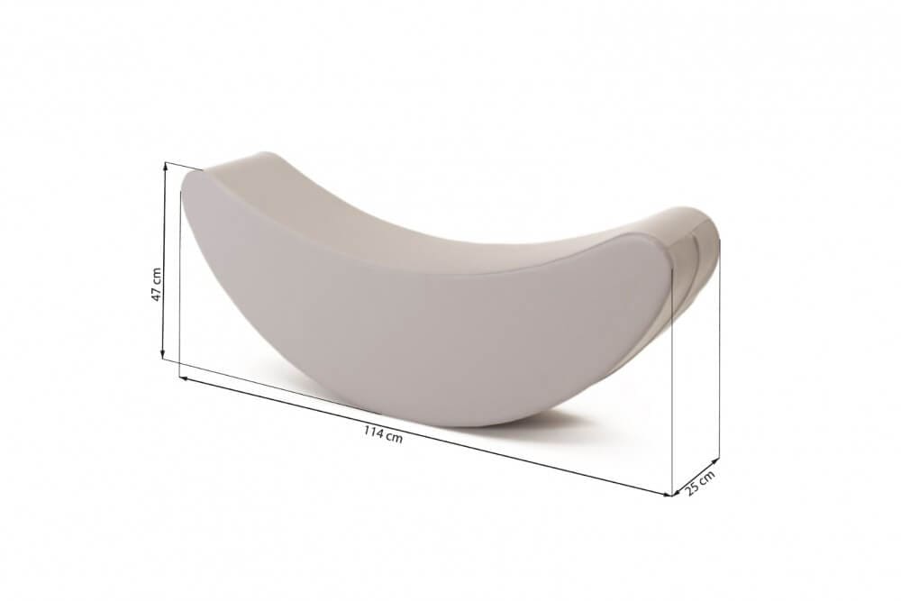 Minkšta Supynė Rokeris Bananas Geltona 100 x 40 x 25 cm IGLU Minkštos Žaidimų Aikštelės
