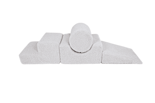 Minkšta Žaidimų Aikštelė Vaikams, Bearly Rinkinys 4 Dalys, Baltas Minkštos Žaidimų Aikštelės