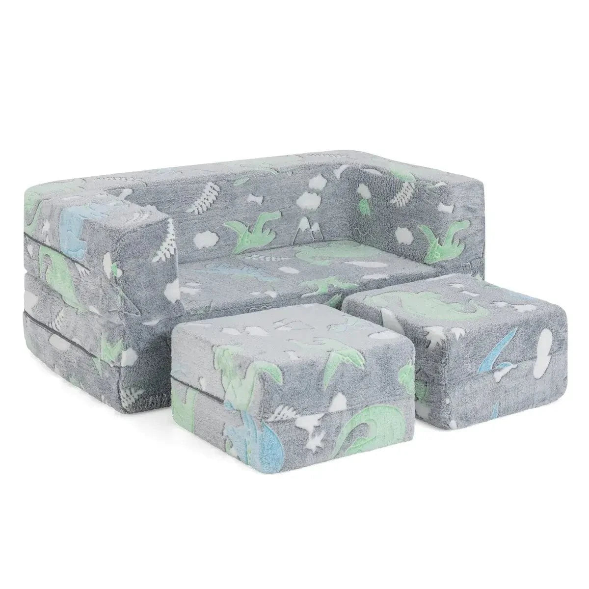 Modulinė Vaikiška Sofa Su Tamsoje Šviečiančiais Raštais Modulinės sofos