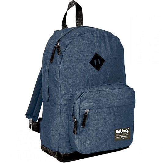 Mokyklinė Kuprinė Paaugliui Jaunuoliui Mėlyna "BeUniq" 41 cm Kuprinės