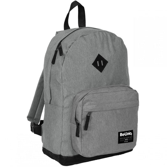 Mokyklinė Kuprinė Paaugliui Jaunuoliui Pilka "BeUniq" 41 cm Kuprinės