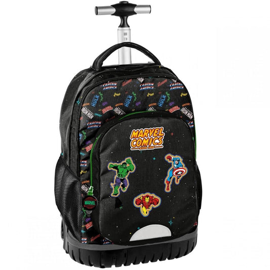 Mokyklinė Kuprinė Paaugliui Su Ratukais Marvel "BeUniq" 48 cm Kuprinės