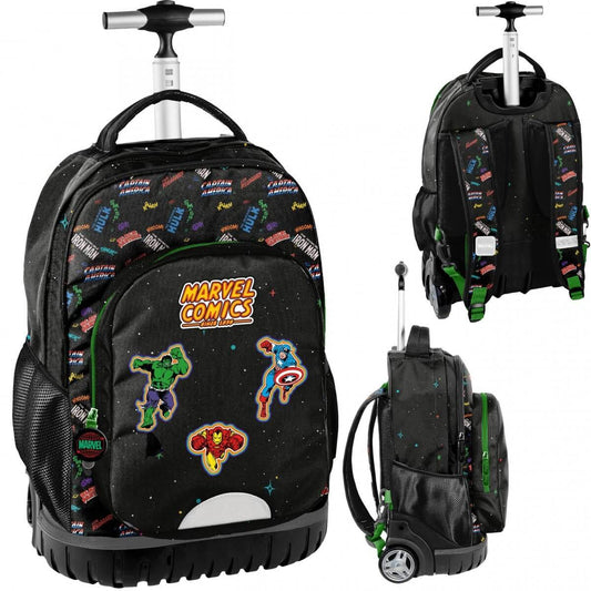 Mokyklinė Kuprinė Paaugliui Su Ratukais Marvel "BeUniq" 48 cm Kuprinės