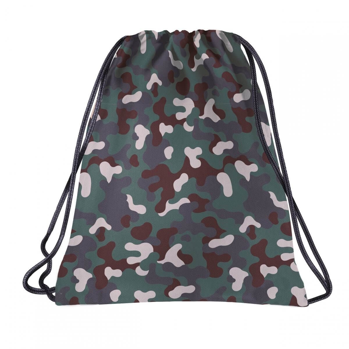 Mokyklinis Rinkinys 5in1 Kamufliažinė Karinė Kuprinė 42 cm BackUP Kuprinės