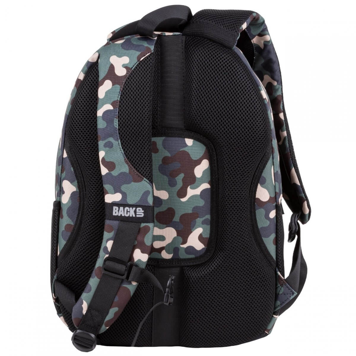 Mokyklinis Rinkinys 5in1 Kamufliažinė Karinė Kuprinė 42 cm BackUP Kuprinės