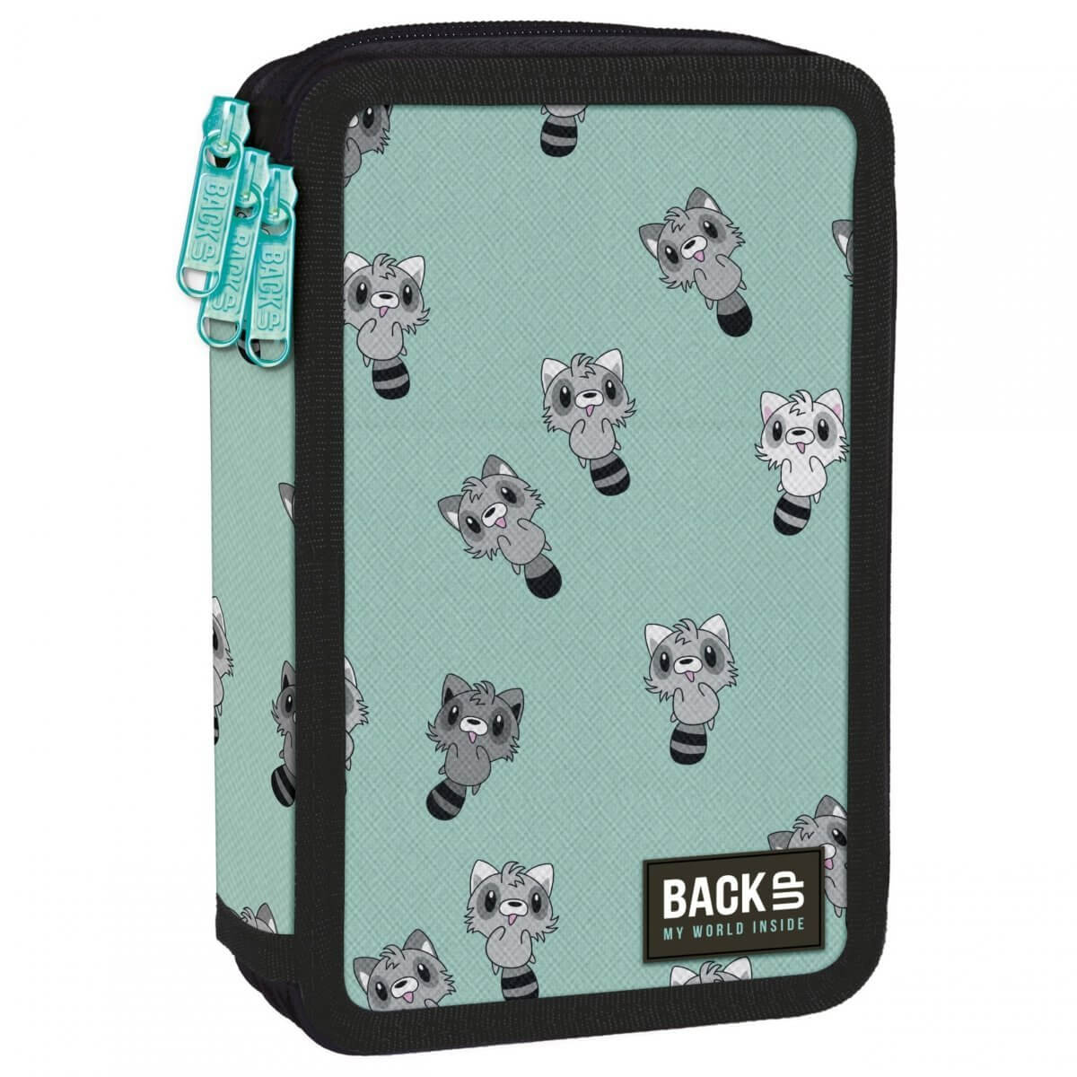 Mokyklinis Rinkinys 5in1 Kuprinė 39 cm BackUP Penalas 3 Skyriai Kuprinės