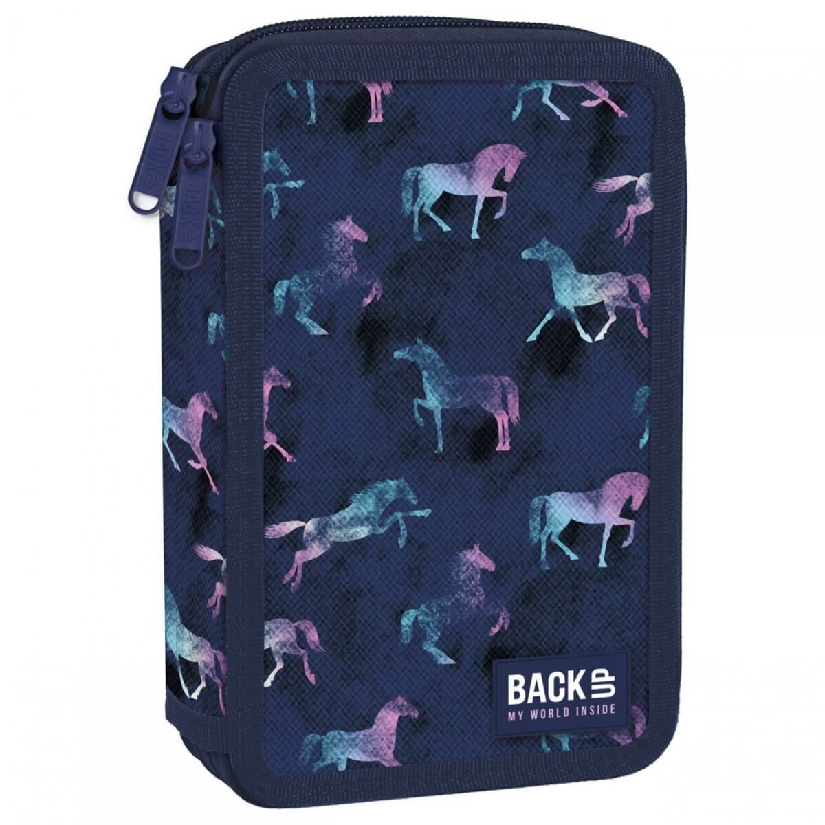Mokyklinis Rinkinys 5in1 Kuprinė Mėlyna 42 cm BackUP Kuprinės