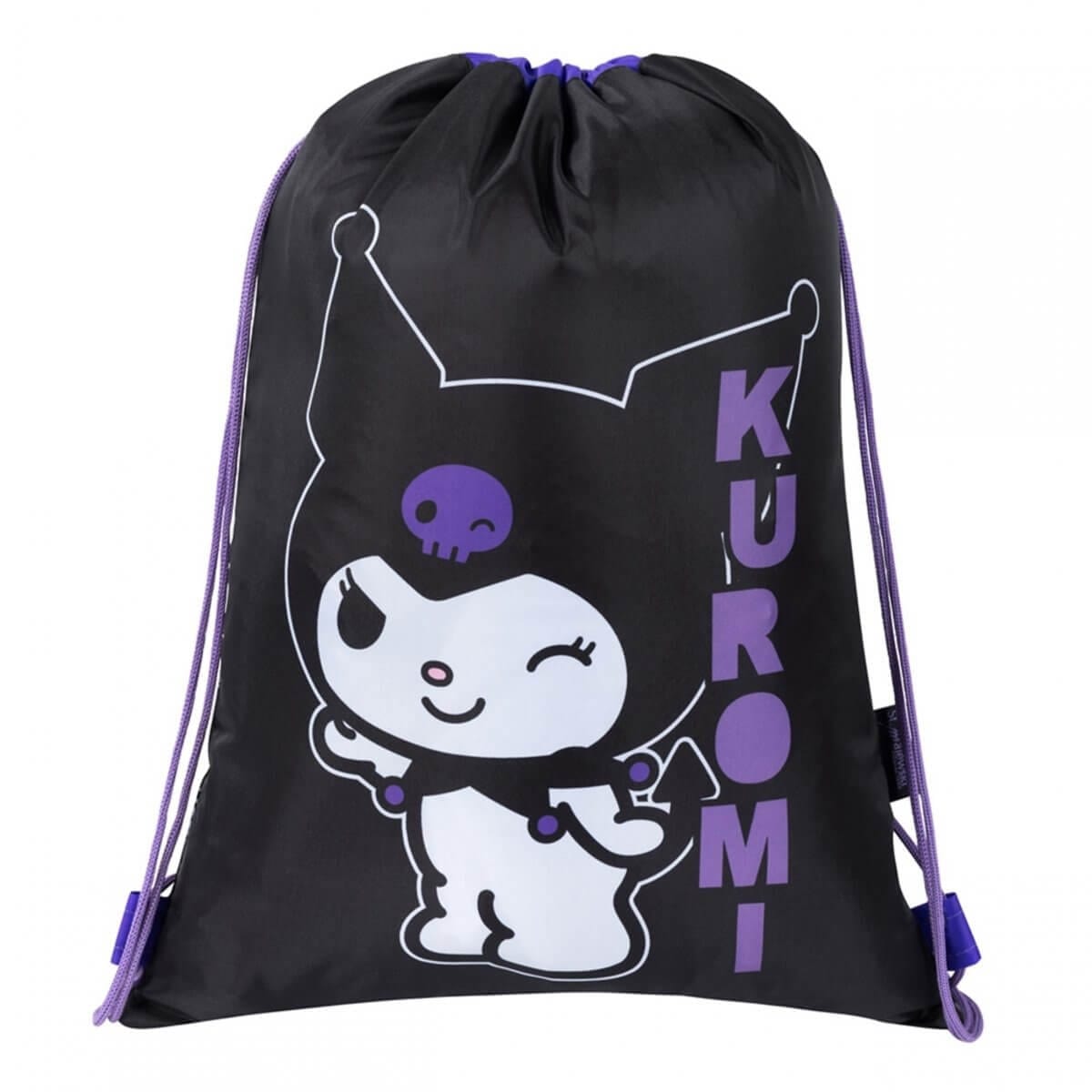 Mokyklinis Rinkinys Kuprinė Su Kuromi Dizainu Ir Priedais Mokyklai 40x28x18 cm Kuprinė Rinkinys