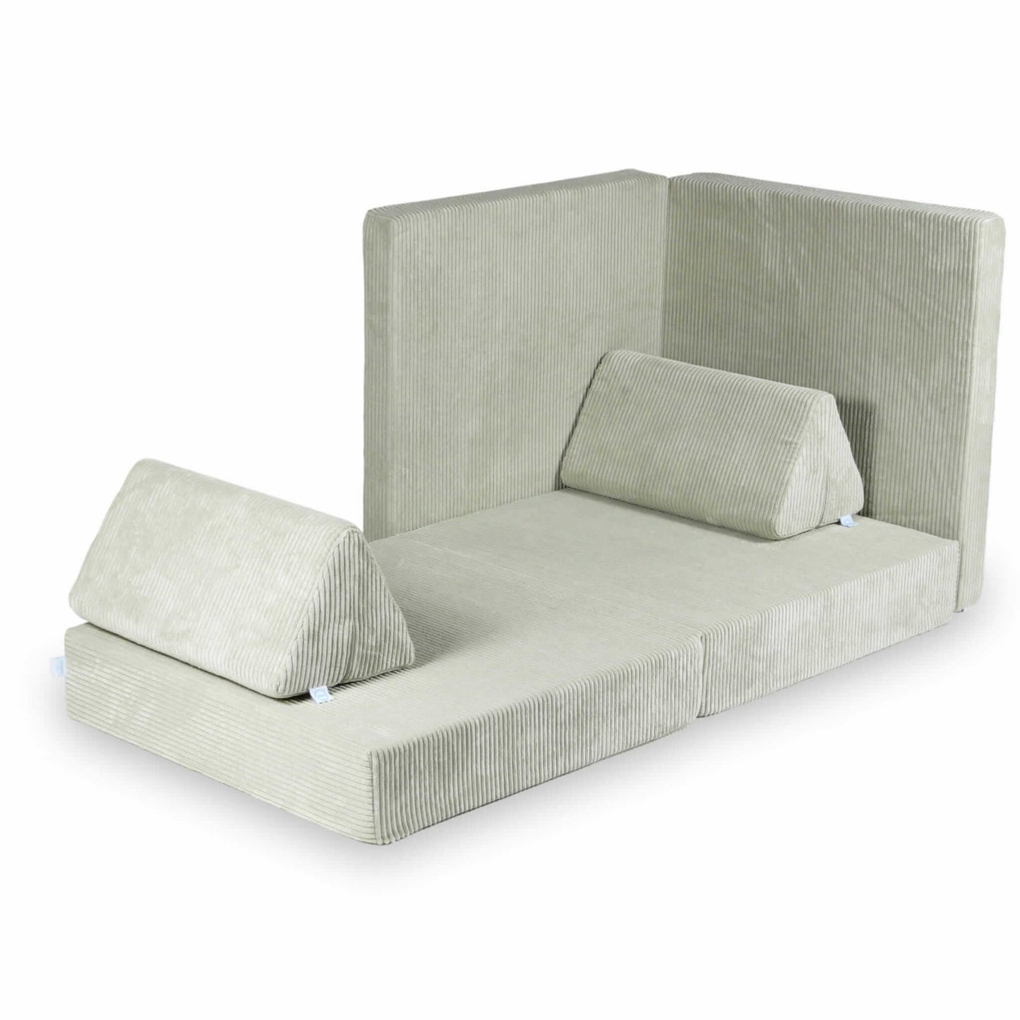 Montessori Minkšta Žaidimų Aikštelė Modulinė Sofa Pilka Spalva Velvetas Minkštos Žaidimų Aikštelės