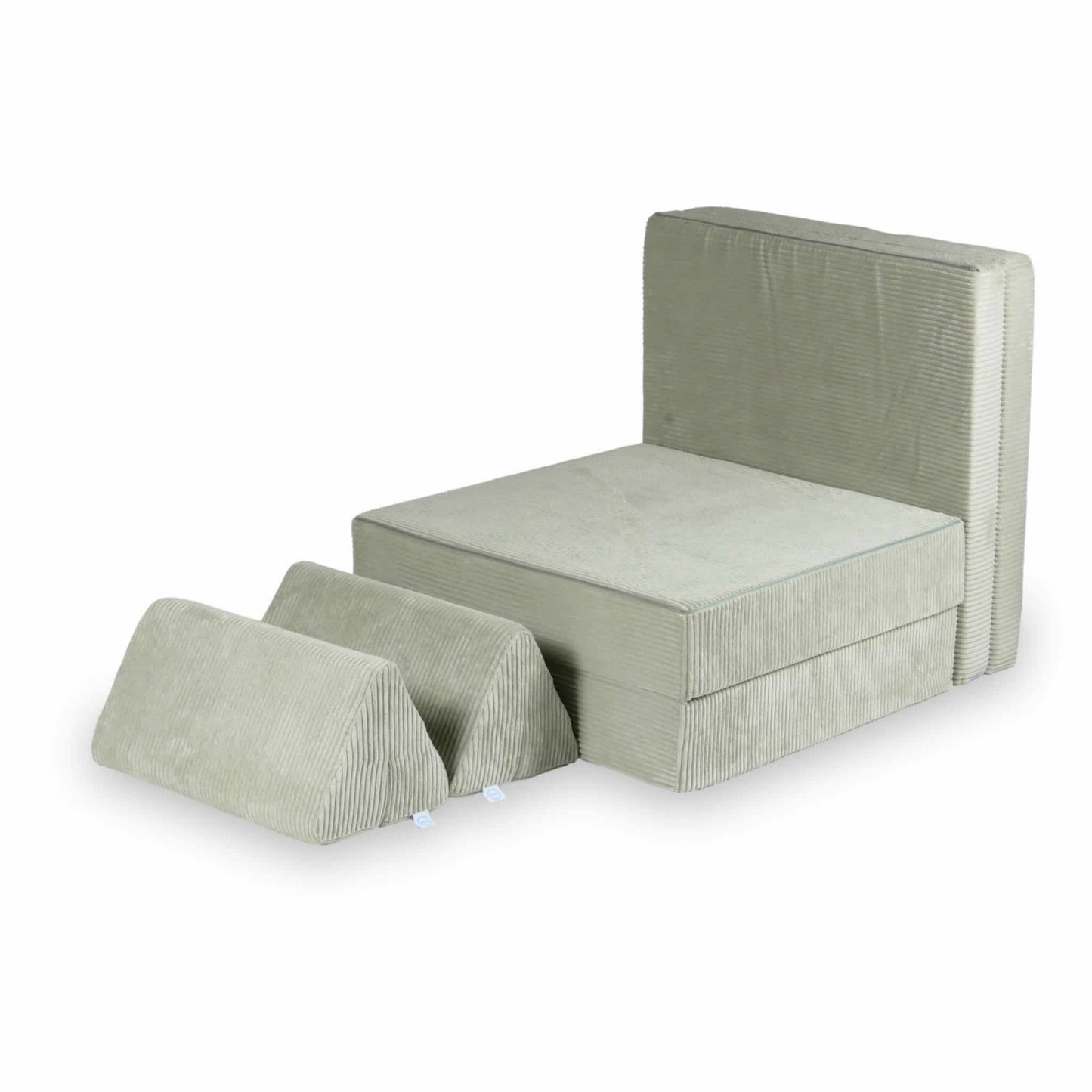 Montessori Minkšta Žaidimų Aikštelė Modulinė Sofa Pilka Spalva Velvetas Minkštos Žaidimų Aikštelės