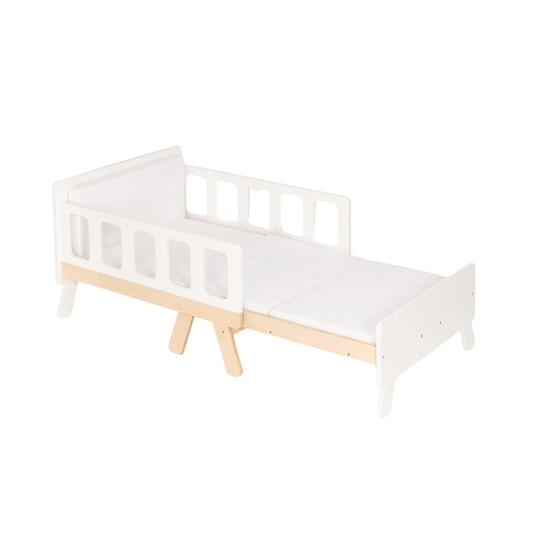 Montessori Vaikiška Auganti Lova Su Čiužiniu 152 x 70 x 54 cm Lovos Dviaukštės