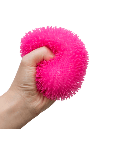 NeeDoh Sensorinis Minkštas Kamuoliukas Shaggy 8 cm 4 Spalvos Sensoriniai Žaislai