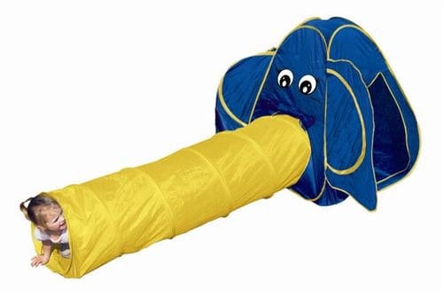 Palapinė Vaikams Su Tuneliu Drambliukas Palapinės Vaikams