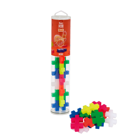 Plus Plus konstruktorius, DIDELĖS, 15, neoninės spalvos