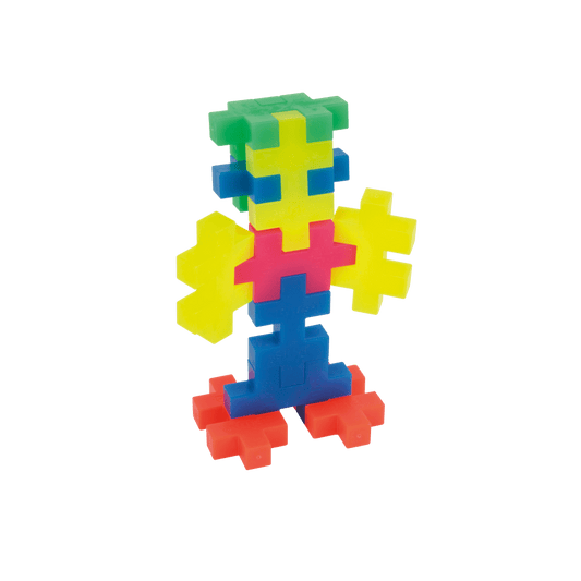 Plus Plus konstruktorius, DIDELĖS, 15, neoninės spalvos