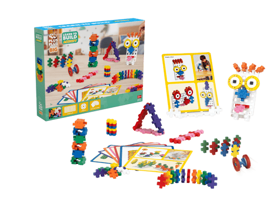 Plus Plus konstruktorius, didelių detalių rinkinys, 130 det.