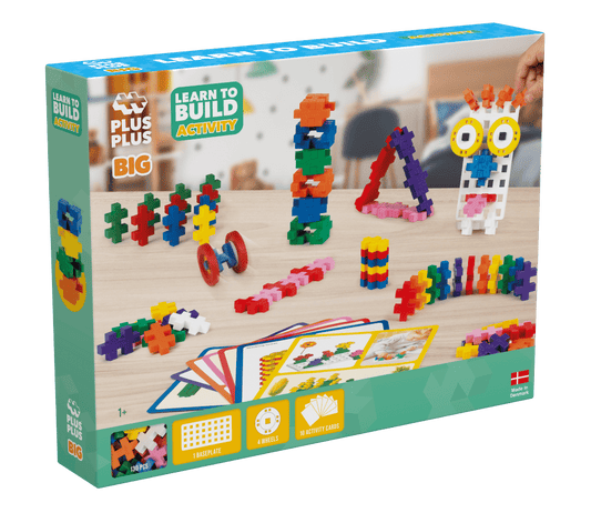 Plus Plus konstruktorius, didelių detalių rinkinys, 130 det.