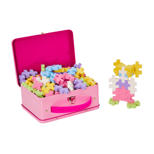 Plus Plus konstruktorius, Lagaminas, pastelinės DIDELĖS, 70