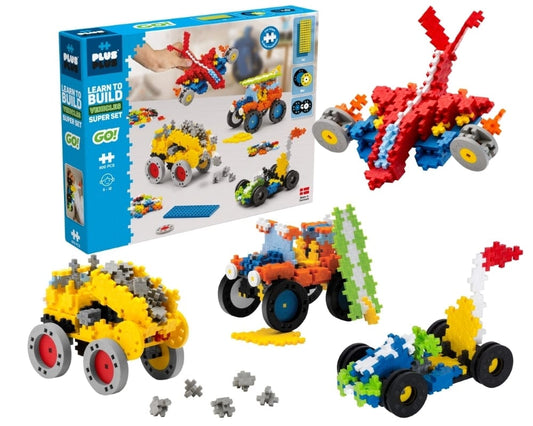 Plus Plus konstruktorius, PRADŽIAMOKSLIS RATAI GO! 800 vnt.