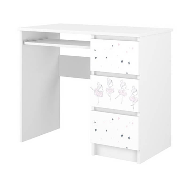 Rašomasis Stalas Vaikui Su Stalčiais N3 "Balerina" Desks Kids
