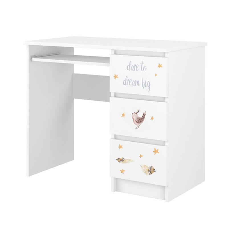 Rašomasis Stalas Vaikui Su Stalčiais N3 "Sweet Dreams" Desks Kids