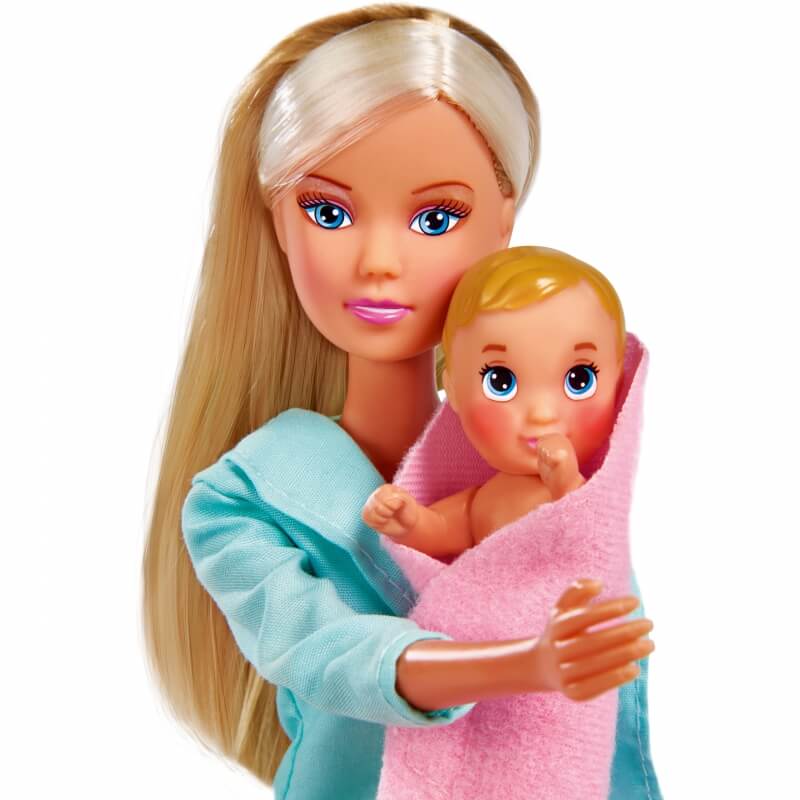 SIMBA Lalka Steffi Love Pediatra z Maseczką + Akcesoria Žaislai Vaikams Ir Kūdikiams