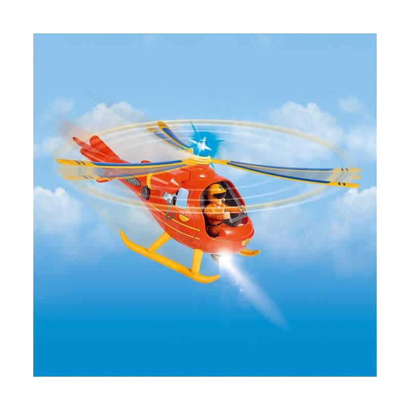 SIMBA Strażak Sam Helikopter Wallaby z Figurką Tom Ratowniczy Žaislai Vaikams
