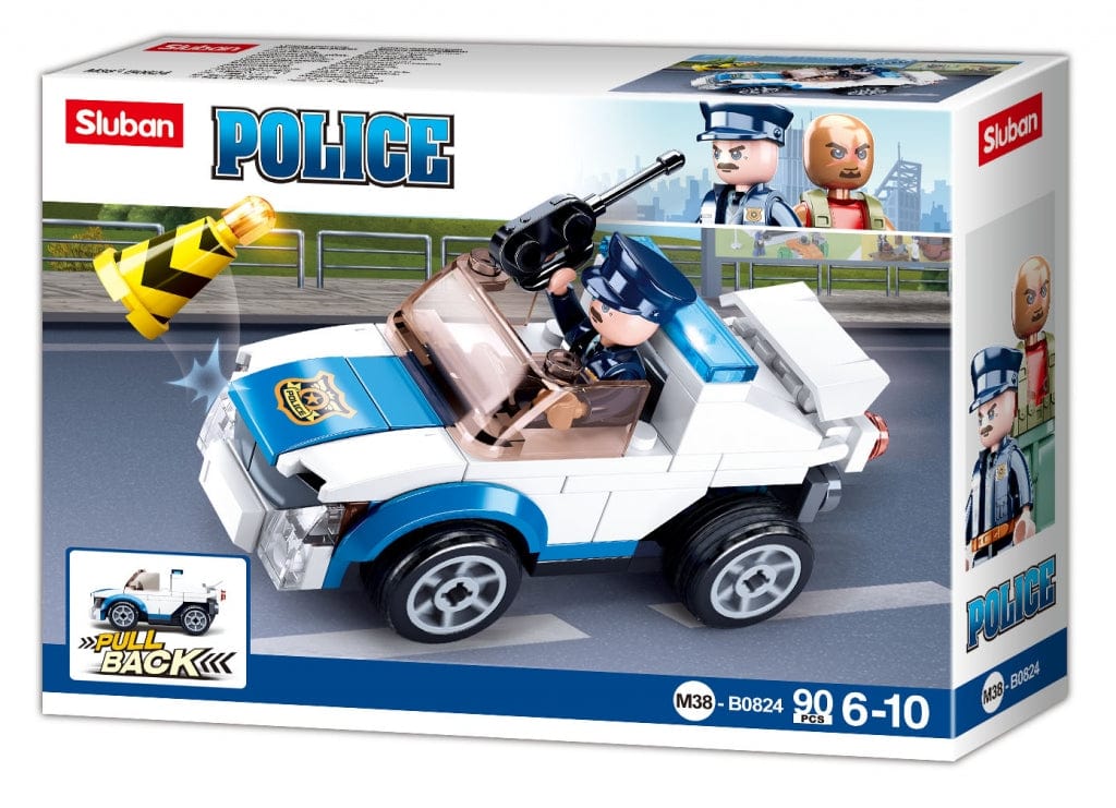 Sluban konstruktorius, Policijos automobilis, 90 det.