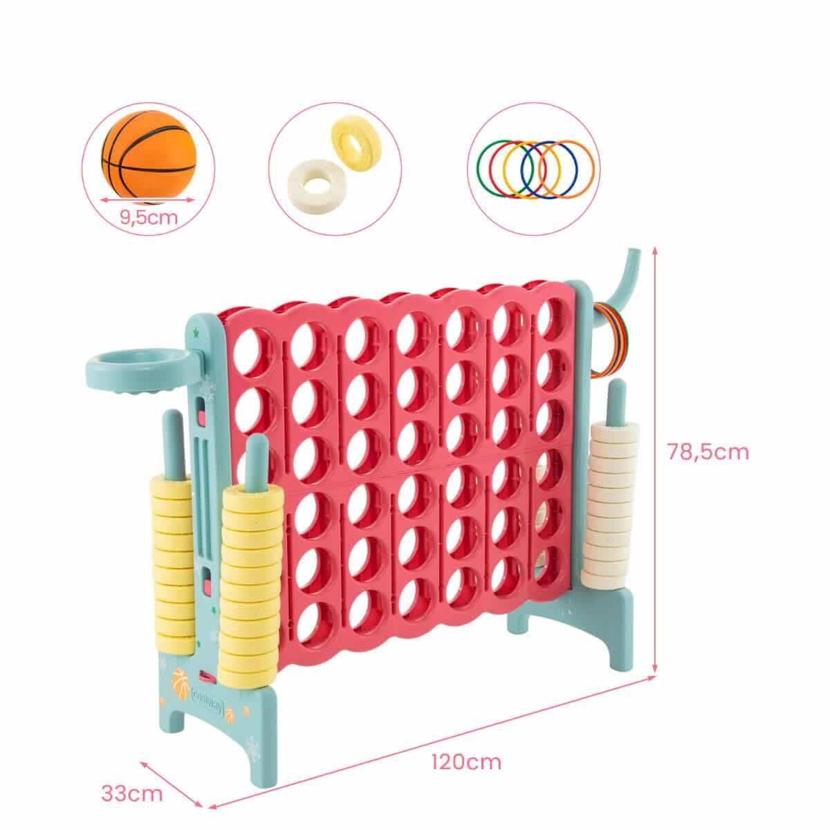 Smagi Veikla Vaikams Žaidimas Galvosūkis 3in1 120 × 78.5 × 33 cm 1292 Žaidimai