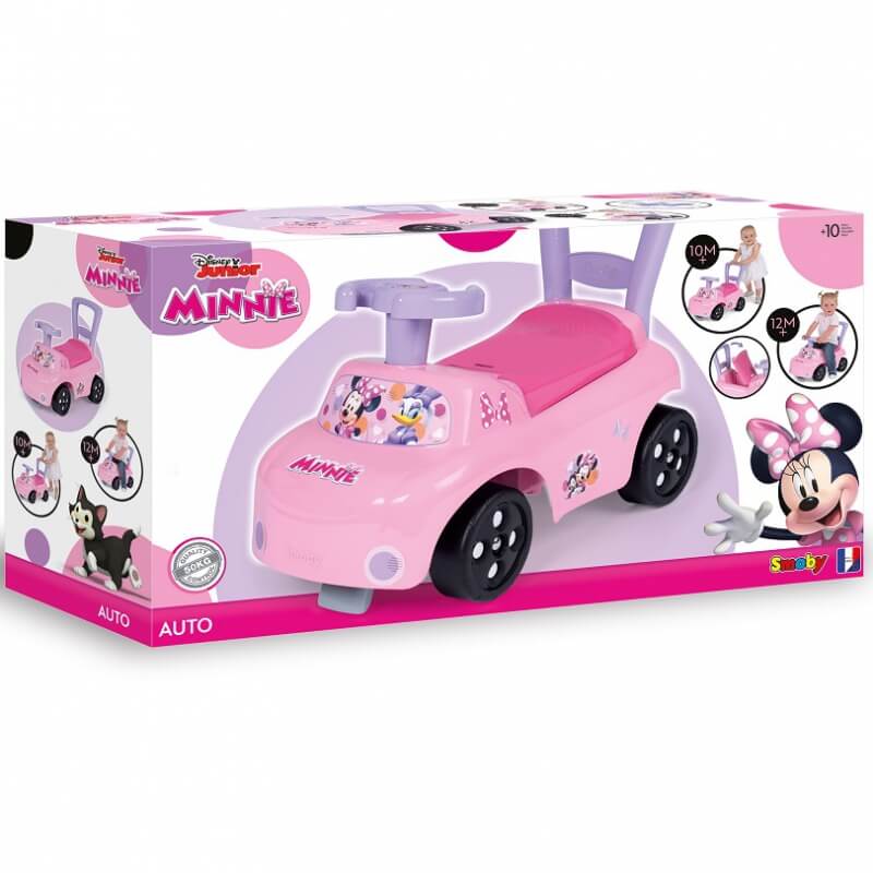 SMOBY Jeździk Minnie Pchacz Różowy Transporto Priemonės