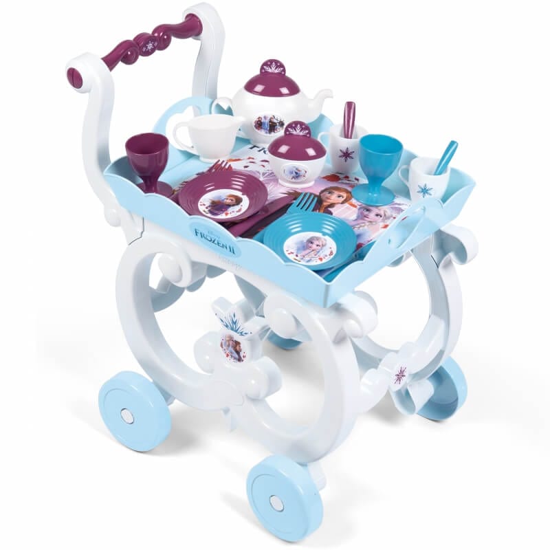 Smoby Kraina Lodu II Wózek z Zastawą i tacą Žaislai Vaikams Ir Kūdikiams