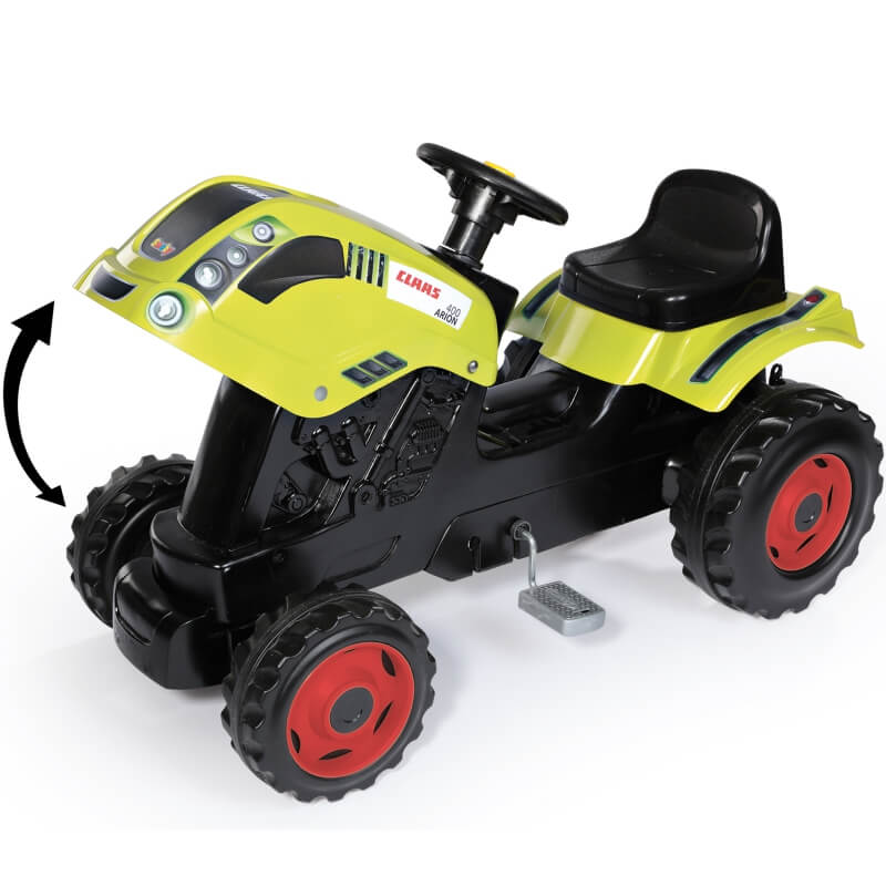 Smoby Traktor Na Pedały Claas z Przyczepką Transporto Priemonės Vaikams