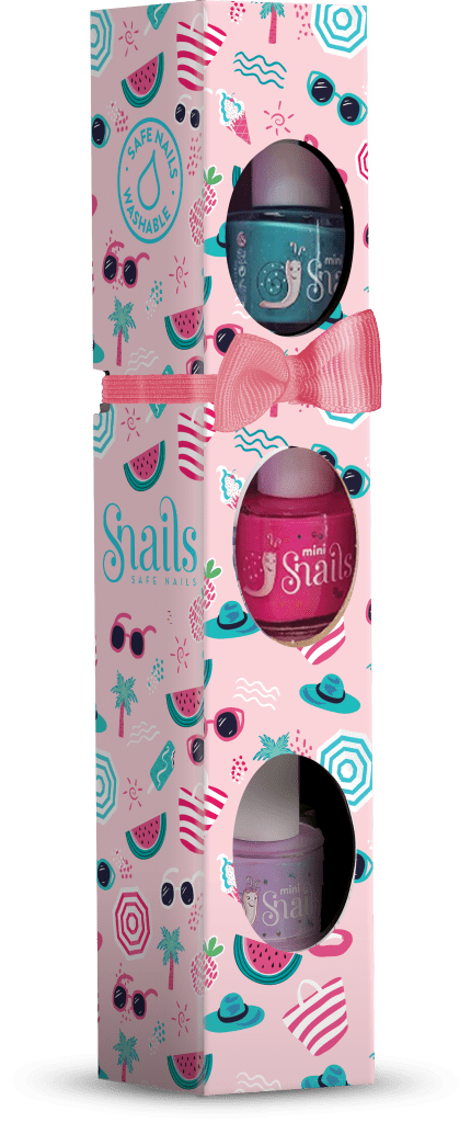 Snails Mini rinkinys (3 vnt) - VASARA Nagų Lakai
