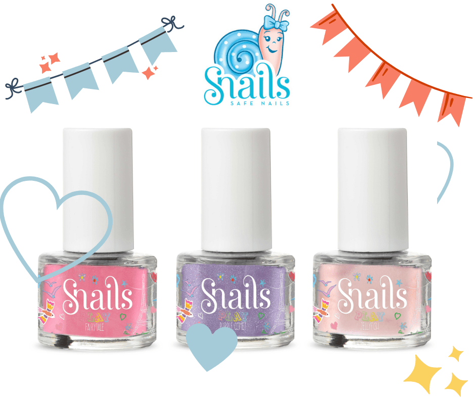 Snails Mini ŽAISK rinkinys, 2 Nagų Lakai