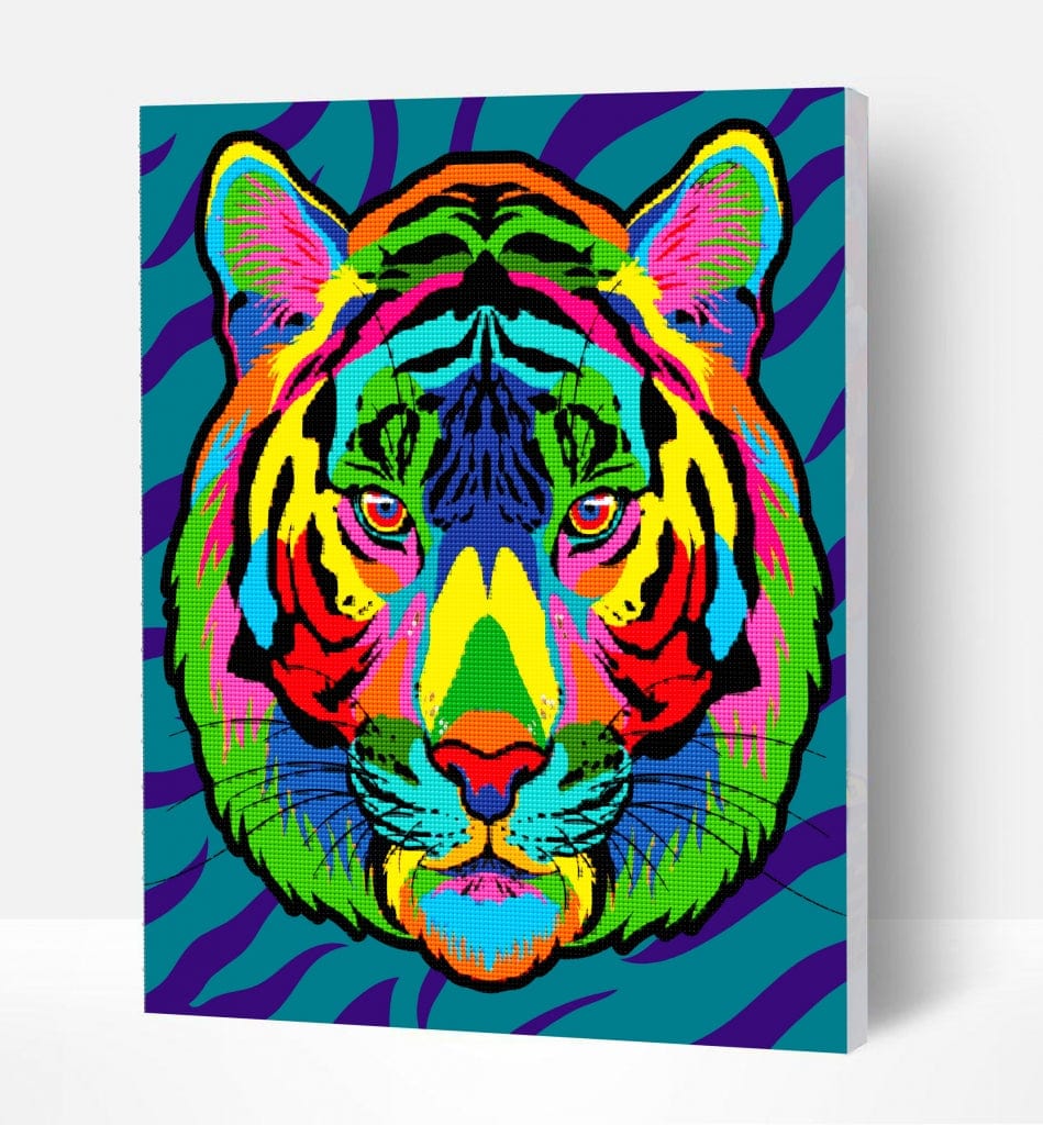 Splat Planet deimantinė dėlionė POP TIGRAS 40x50 cm