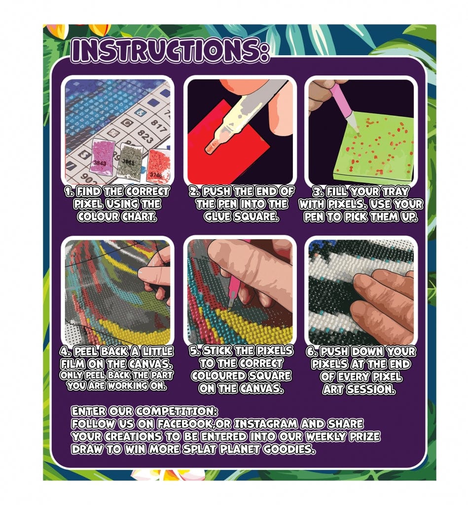 Splat Planet deimantinė dėlionė TIGRAS 40x50 cm