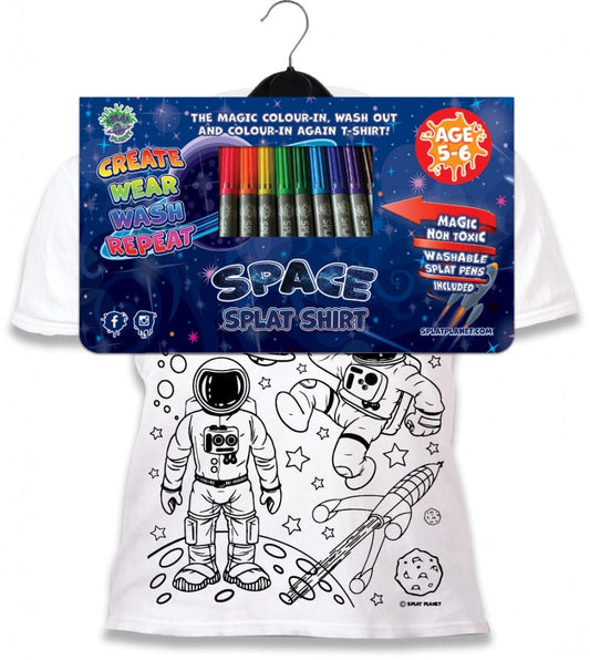 Splat Planet marškinėliai su flomasteriais, Kosmosas