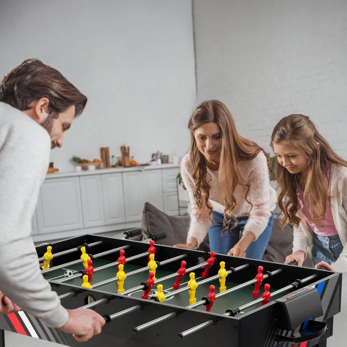 Stalo Žaidimai 4in1 Jungiantis Stalo futbolą, Ledo Ritulį, Biliardą Ir Stalo Tenisą 1845 Stalo Žaidimai