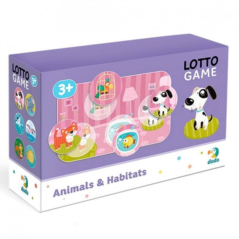 Stalo Žaidimas Vaikams Gyvūnų Loto Žaislai Dėlionės