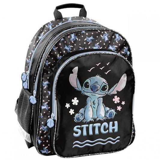 STITCH Mokyklinė Kuprinė Pradinių Klasių Mokinukams 3 in 1 Rinkinys Kuprinė Rinkinys