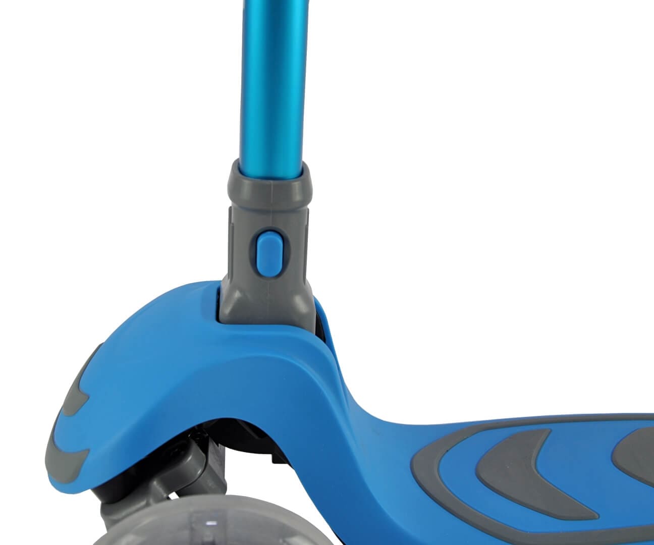 Sulankstomas Vaikiškas Triratis Paspirtukas Su LED ratais, Mėlynas Iki 50 Kg Paspirtukai