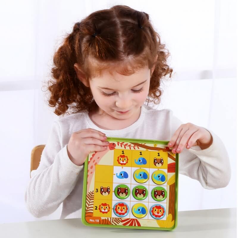 TOOKY TOY Sudoku Žaidimas Vaikams Miško Versija Žaislai Vaikams Ir Kūdikiams
