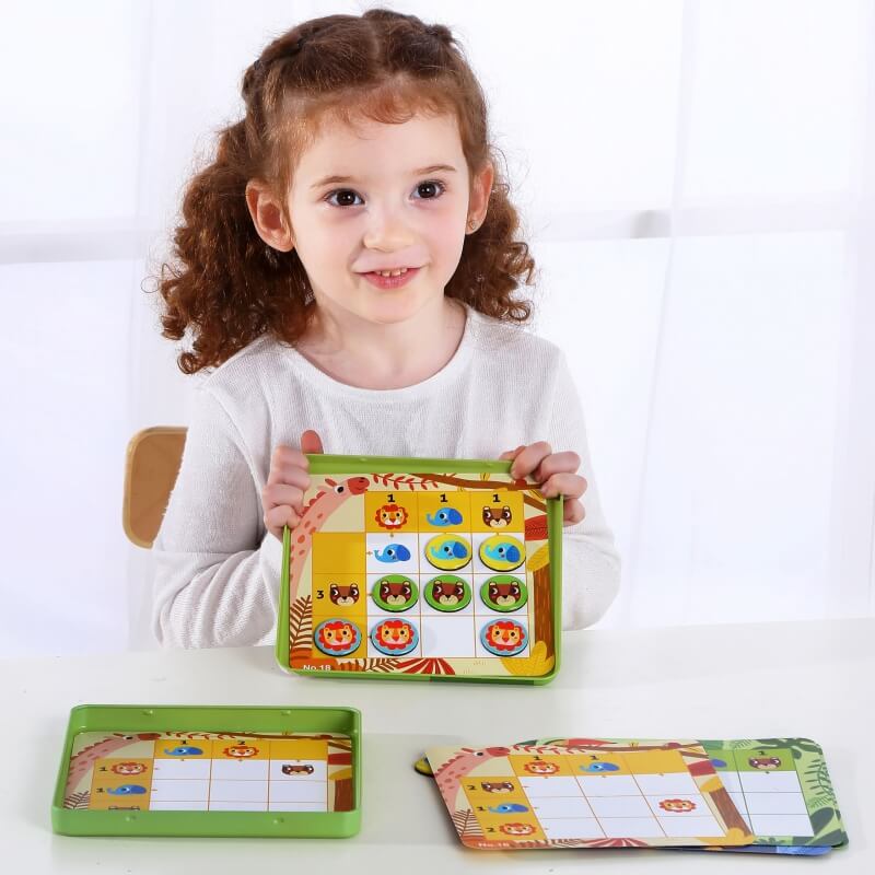 TOOKY TOY Sudoku Žaidimas Vaikams Miško Versija Žaislai Vaikams Ir Kūdikiams