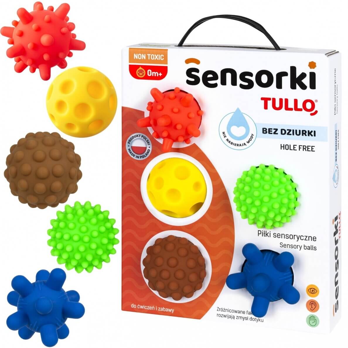 Tullo Žaislas Kūdikiams Sensoriniai Lavinamieji Kamuoliukai Be Skylučių 5vnt Žaislai Kūdikiams Minkštos Kaladėlės